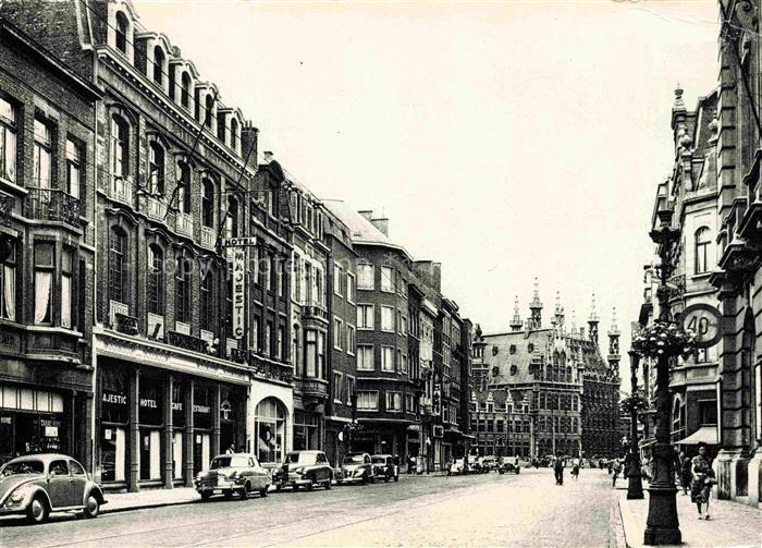 LOUVAIN  Loewen Leuven Belgie Avenue des Alliès et Hôtel de Ville