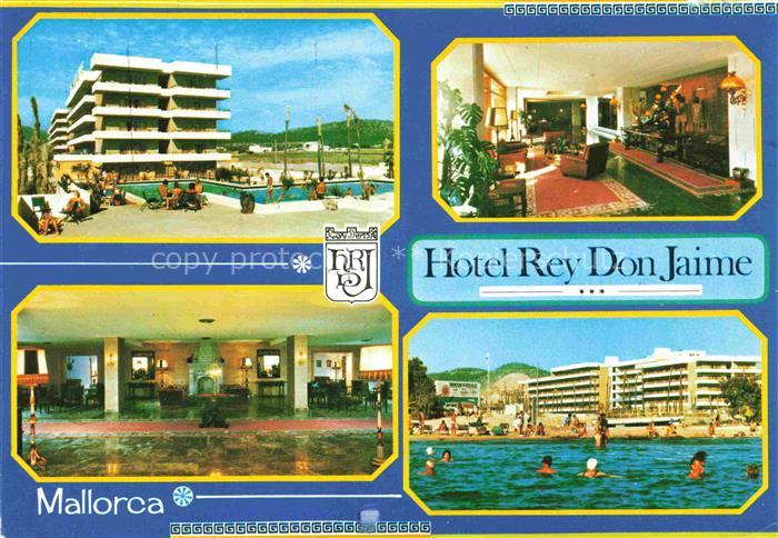 Santa Ponsa Calvia Mallorca ES Hotel Rey Don Jaime Foyer Strand Swimming Pool