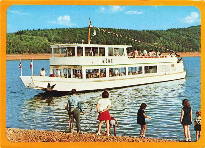 Sorpetalsperre Personenschiffahrt Sorpesee Schiff M. S. Moewe