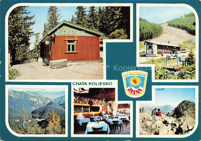 Demaenovska Dolina Chata Koliesko Niedere Tatra Gebirgspanorama Siná Ostredok Ch