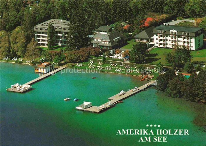 St Kanzian Klopeiner See Kaernten AT Hotel Amerika Holzer am See