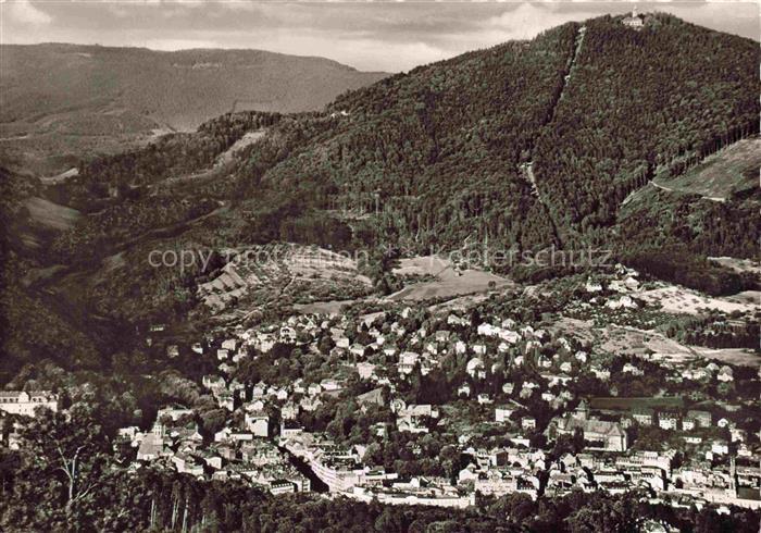 BADEN-BADEN BW Teilansicht mit dem Merkur