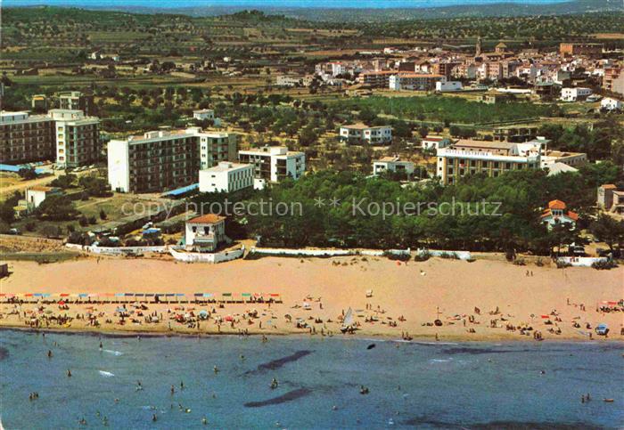 Torredembarra Tarragones ES Kuestenpanorama Strand