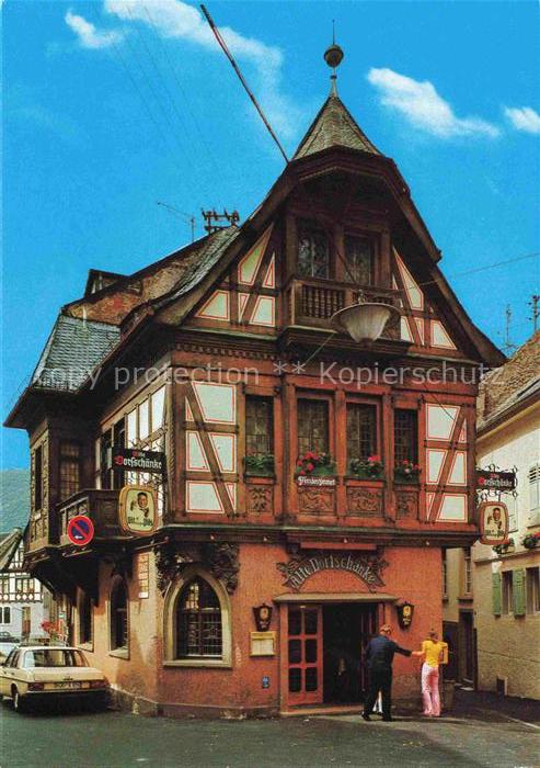 AssMANNSHAUSEN Rhein Altes Fachwerkhaus Alte Dorfschaenke Gasthaus Restaurant