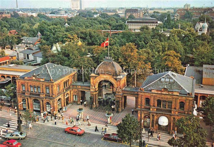 Kopenhagen COPENHAGEN Kobenhavn Kjoebenhavn DK Tivoli Haupteingang Vergnuegungs-