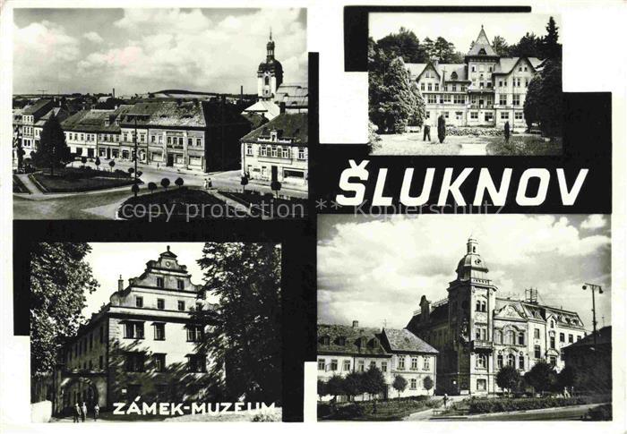Sluknov Schluckenau CZ Teilansichten Zamek Muzeum Schloss Museum