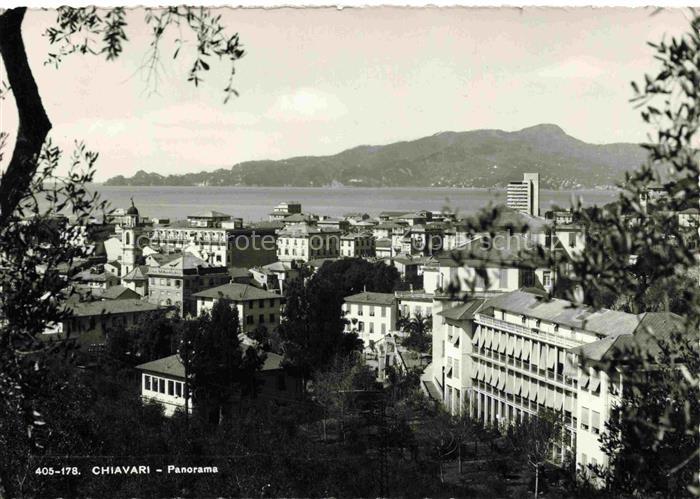 Chiavari Genova Genua Liguria IT Panorama