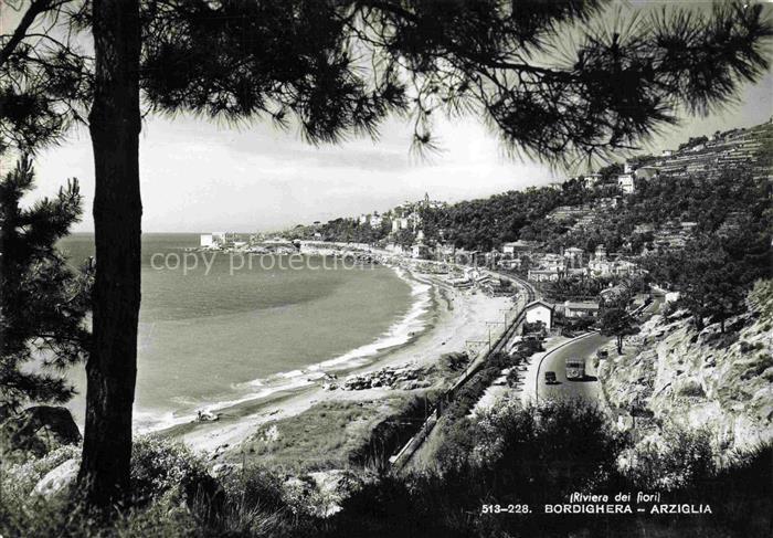 BORDIGHERA Liguria IT Spiaggia Arziglia