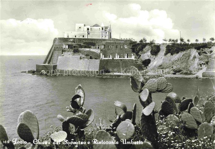 Forio d Ischia IT Chiesa dei Soccorso e Ristorante Umbetto