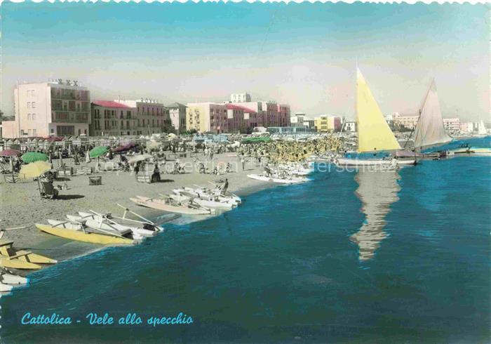 CATTOLICA  Provincia Rimini IT Vele allo specchio spiaggia