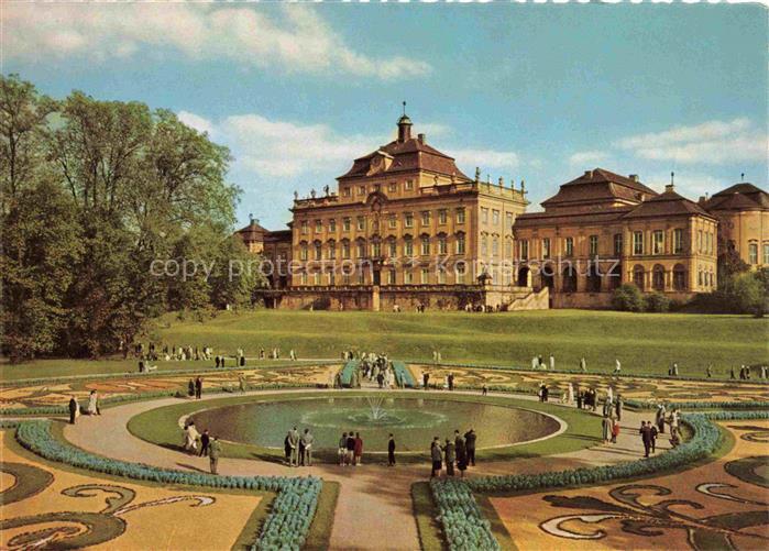 LUDWIGSBURG  BW Gartenschau Bluehendes Barock Die Planie mit Altem Fuerstenbau d