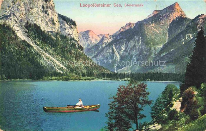 Leopoldsteinersee Eisenerz Steiermark AT Panorama
