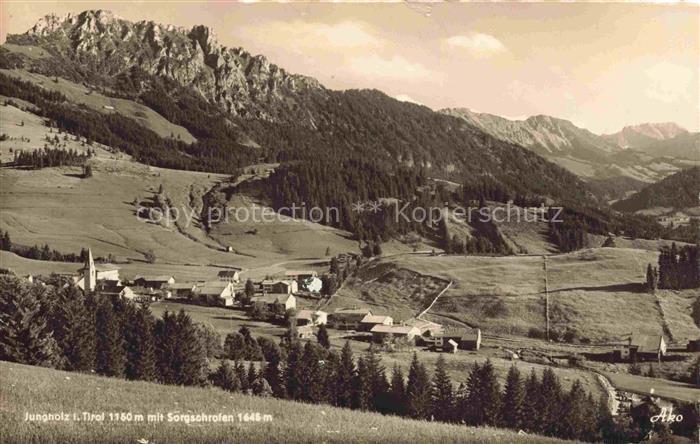 Jungholz Ausserfern Tirol AT mit Sorgschrofen