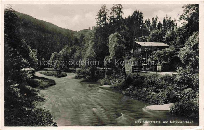 Schwarzatal Thueringen mit Schweizerhaus