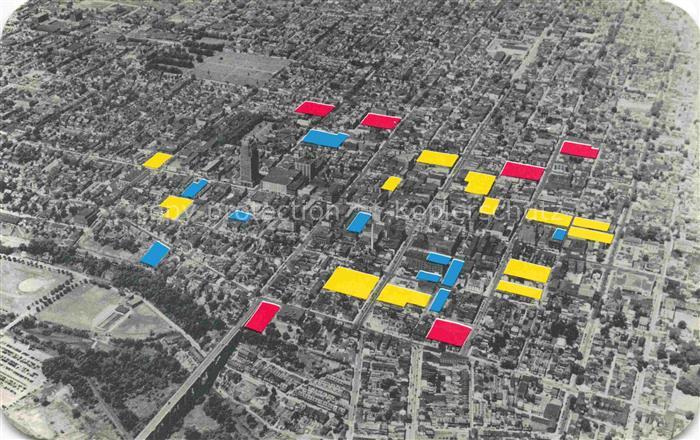 Allentown Pennsylvania USA Park and Shop Lots and Ramps Perimeter Meter Lots Dep