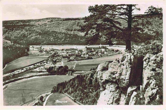 Beuron Donautal Panorama mit Kloster