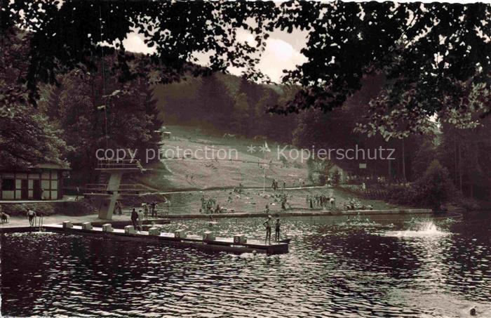 Bad Lauterberg Harz Badeanstalt am Wiesenbeker Teich