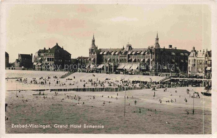 VLIssINGEN Zeeland NL Grand Hotel Britannia Strand