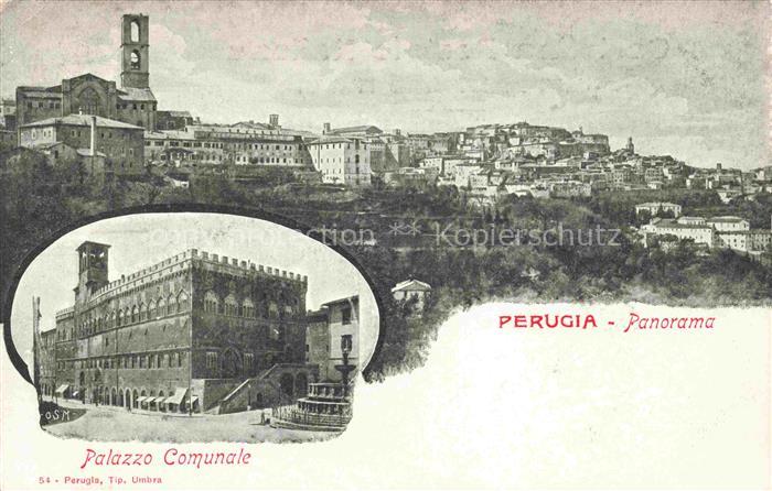 PERUGIA Umbria IT Panorama Palazzo Comunale