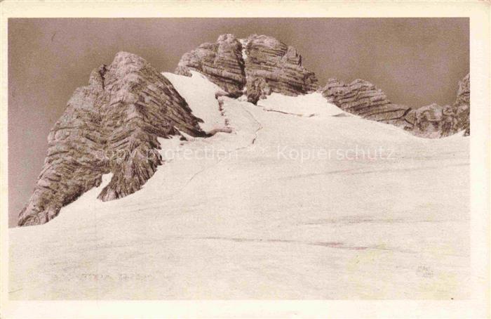 Dachstein  Gebirge Steiermark AT Gipfelblick