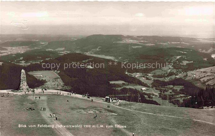 Feldberg 1450m Schwarzwald Blick zum Titisee