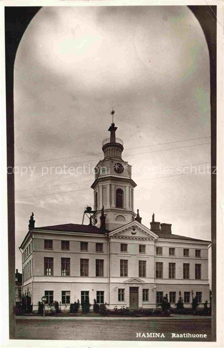 Hamina Frederikshamn Suomi Raatihuone