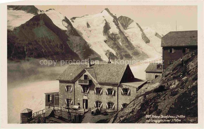 Franz-Josephs-Haus 2418m Grossglockner Kaernten AT Panorama