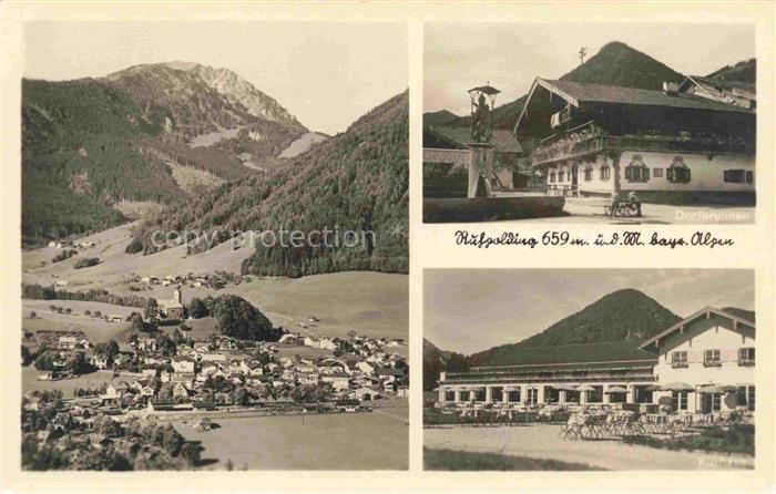 Ruhpolding Bayern Panorama Bauernhaus