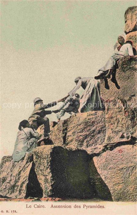 Caire  Kairo CAIRO Egypt Ascension des Pyramides