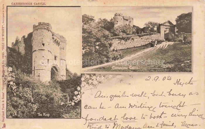 Carisbrooke  Isle of Wight IOW UK Carisbrooke Castle The Keep