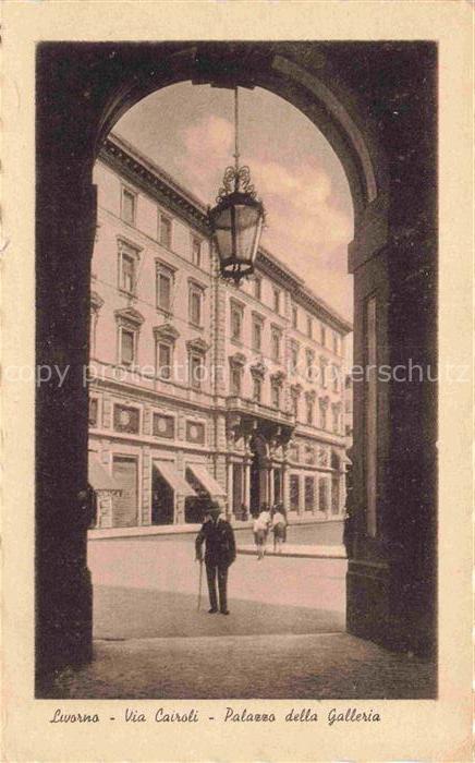 LIVORNO Toscana IT Via Cairoli Palazzo della Galleria