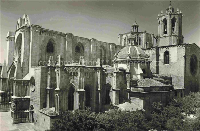 TARRAGONA ES Catedral Campanario y abside