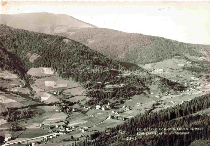 Bad Kleinkirchheim Kaernten AT Fliegeraufnahme