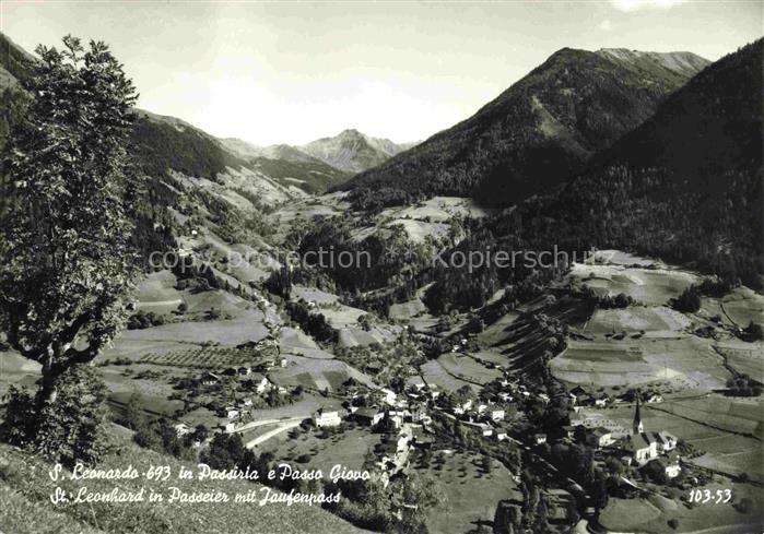 St Leonhard in Passeier San Leonardo in Passiria Bolzano IT mit Jaufenpass