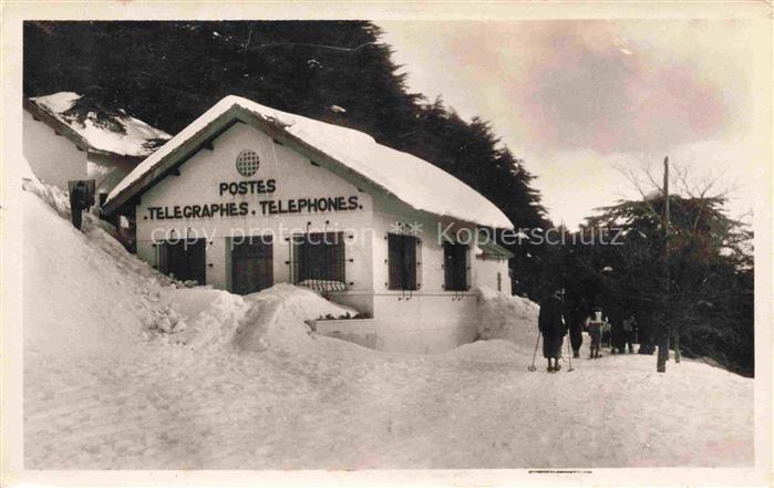 Chrea Atlasgebirge Algerie sous la neige La Poste