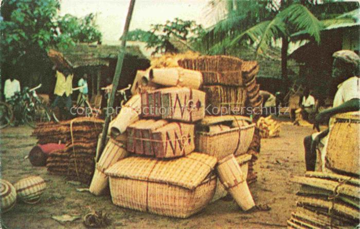 Ikot Ekpene Nigeria Raffia Market