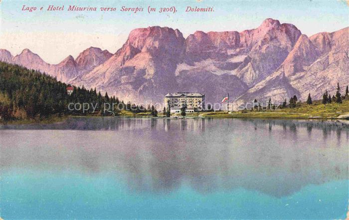 Sorapis Lago di Misurina Cortina d Ampezzo IT Hotel Misurina