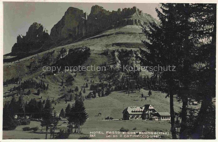 Catinaccio 1580 Rosengartengruppe Dolomiti IT Hotel Passo di Cost Blonga