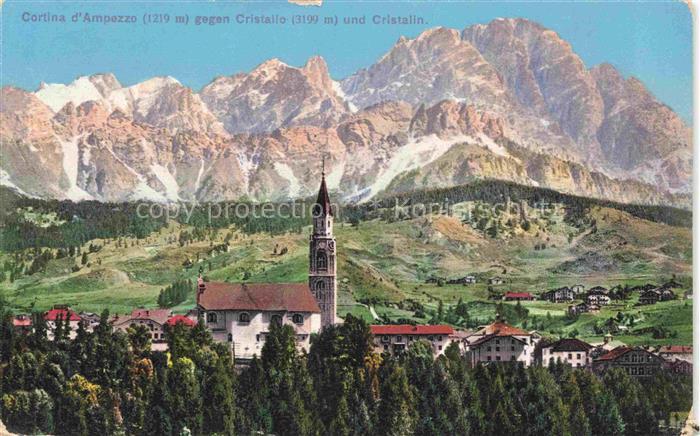 Cortina d Ampezzo Veneto IT mit Cristallo und Cristalin