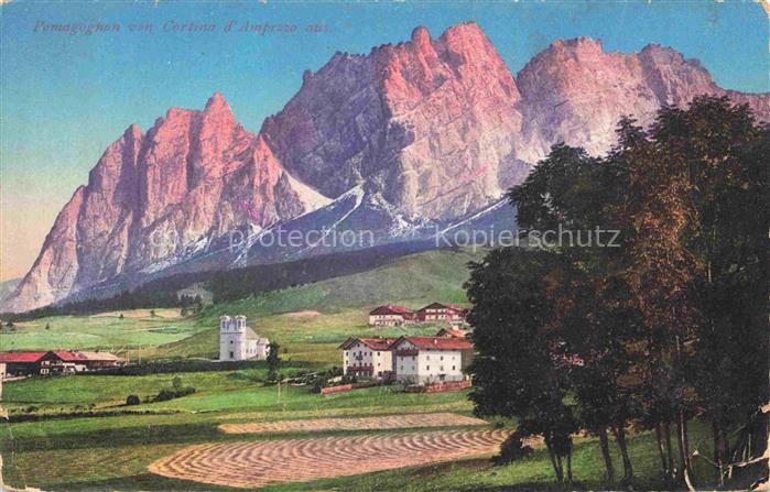Pomagagnon Cortina d Ampezzo Veneto IT Panorama
