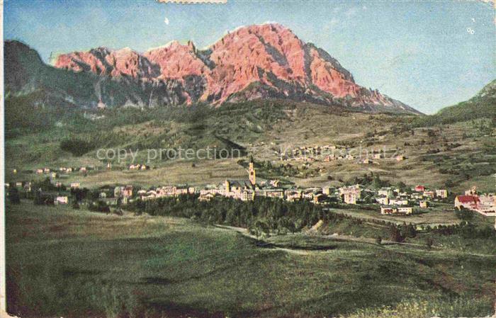 Cortina d Ampezzo Veneto IT mit Monte Cristallo