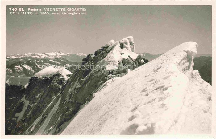 Vedrette Giganti Trentino IT Coll Alto  verso Grossglockner