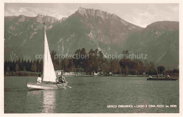 Levico Bagni Terme Trentino IT Lago e Cima Pizzo