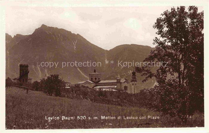 Levico Bagni Terme Trentino IT Motivo di Levico col Pizzo