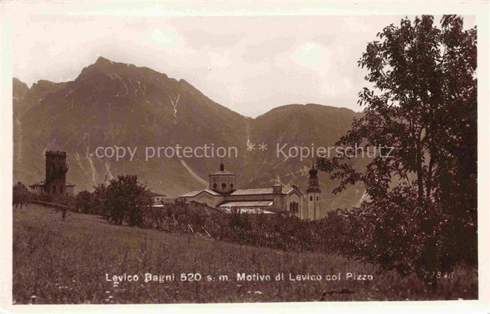 Levico Bagni Terme Trentino IT Motivo di Levico col Pizzo