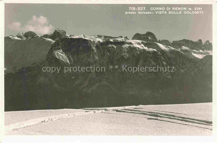 Corno di Renon 2261m BOLZANO Bozen Suedtirol IT Vista sulle Dolomiti