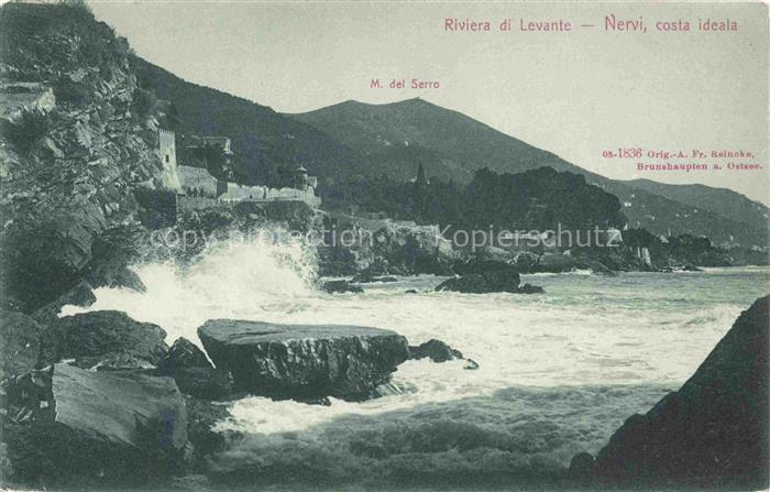 Nervi GENOVA Genua Liguria IT Costa Ideala Monte del Serro