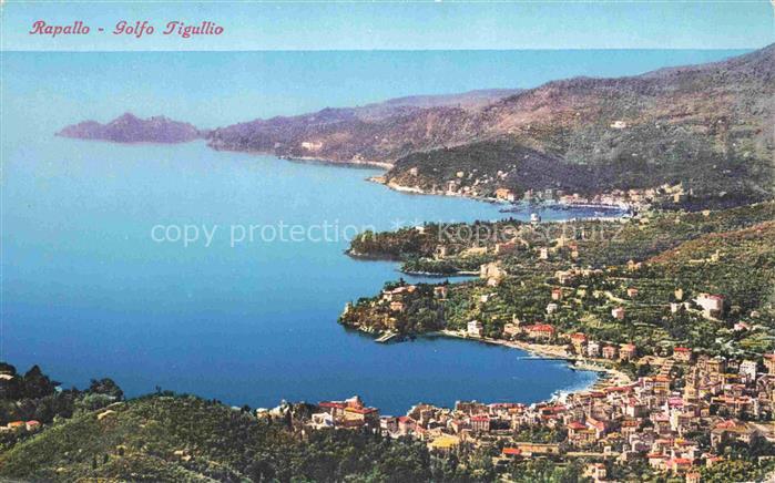 RAPALLO Liguria IT Golfo Tigullio Panorama