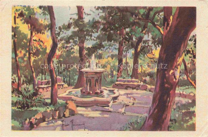 Vatican VATICANO Vatican-City Giardini Vaticani Una Fontana Benedetto XV