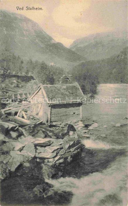 Ved Stalheim Norge Panorama